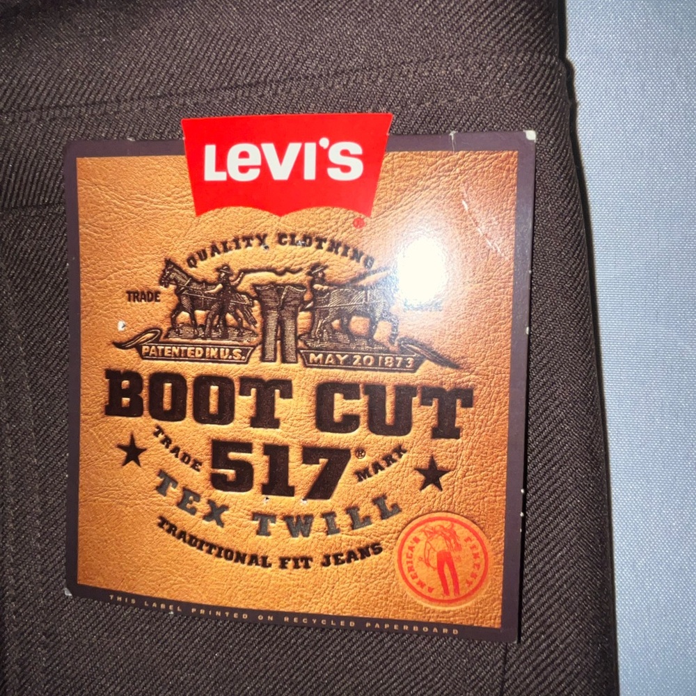 Vintage 90s Levi’s Boot Cut 517 Tex Twill